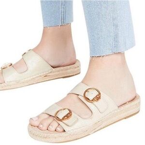 Tory Burch Espadrille Slides size 8